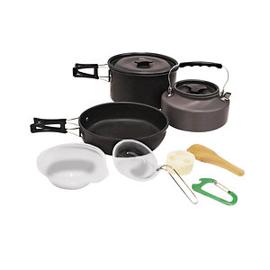 Hiking Camping Cookware Kit Camp kitchen Equipment » Adventure Gear Zone