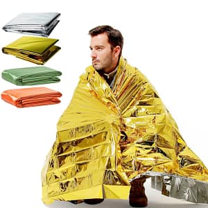 Emergency Thermal Poncho Blanket Wilderness Survival Equipment » Adventure Gear Zone