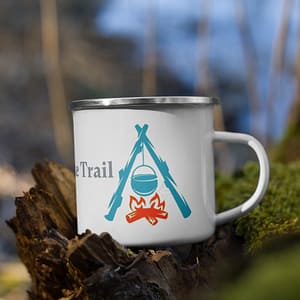Camp Hike Trail Enamel Mug Lifestyle Camping Accessories » Adventure Gear Zone