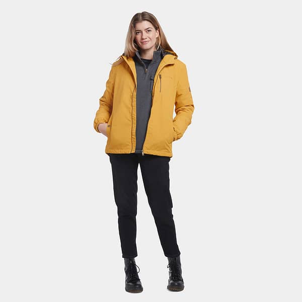 Mustard Alpine Waterproof Jacket Outdoor Women's Jackets » Adventure Gear Zone 6