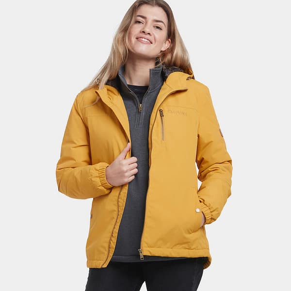 Mustard Alpine Waterproof Jacket Outdoor Women's Jackets » Adventure Gear Zone 4