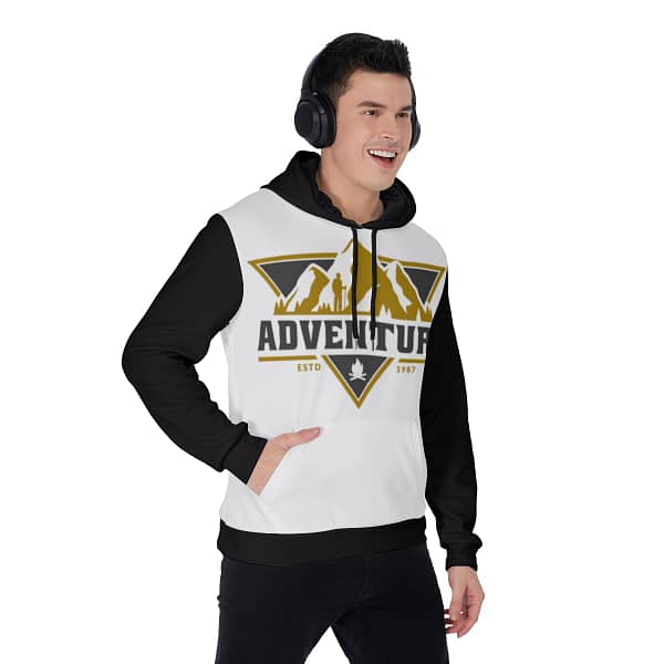 Adventure Men’s Pullover Hoodie Adventure Men's Tops » Adventure Gear Zone 4