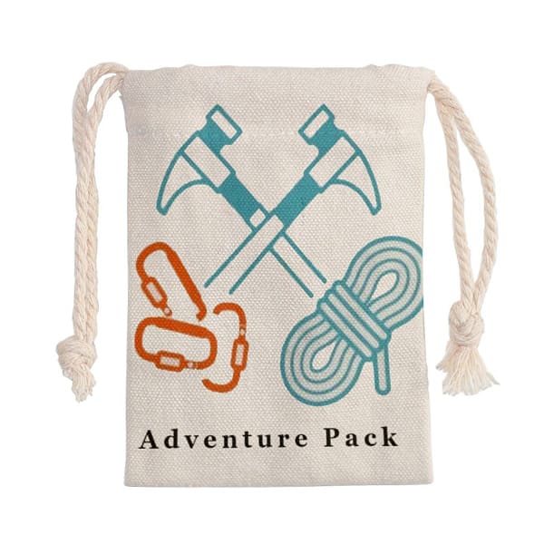 Adventure Pack Drawstring Bag Lifestyle Camping Accessories » Adventure Gear Zone 6