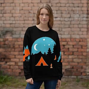 Camping Women’s Sweatshirt Adventure Women's Tops » Adventure Gear Zone