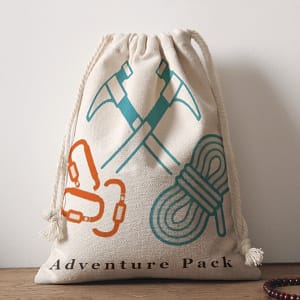 Adventure Pack Drawstring Bag Lifestyle Camping Accessories » Adventure Gear Zone