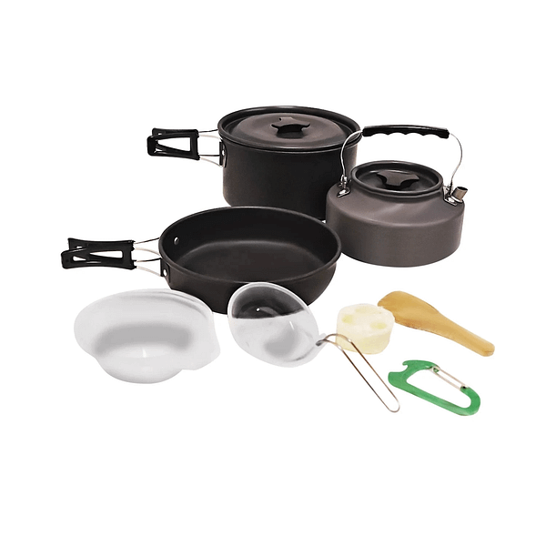 Hiking Camping Cookware Kit Camp kitchen Equipment » Adventure Gear Zone 3