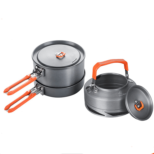 Backpacking Solo Camp Cookware Set Camp kitchen Equipment » Adventure Gear Zone 3