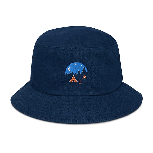 Camping Denim Bucket Hat Adventure Funky Headwear » Adventure Gear Zone 6