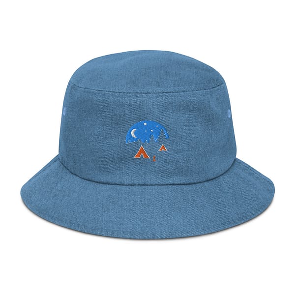 Camping Denim Bucket Hat Adventure Funky Headwear » Adventure Gear Zone 10