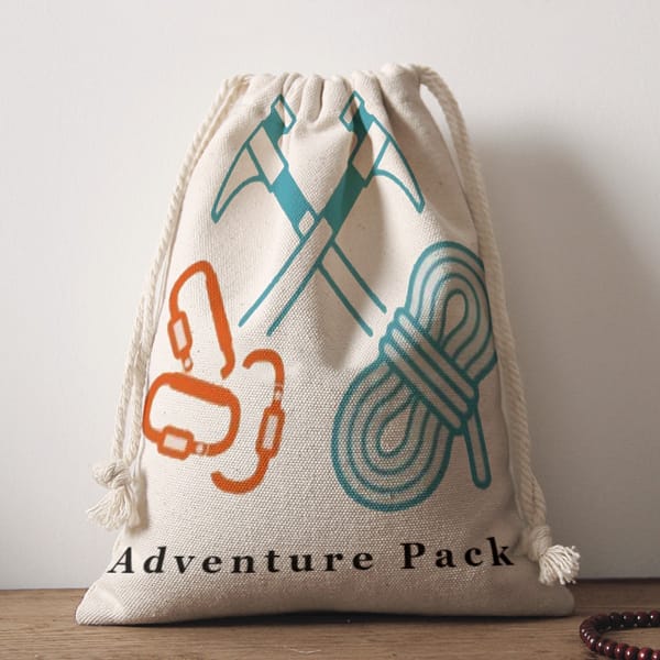 Adventure Pack Drawstring Bag Lifestyle Camping Accessories » Adventure Gear Zone 4